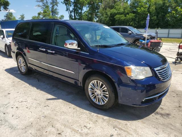 2C4RC1CG2DR564161 - 2013 CHRYSLER TOWN & COU TOURING L BLUE photo 4