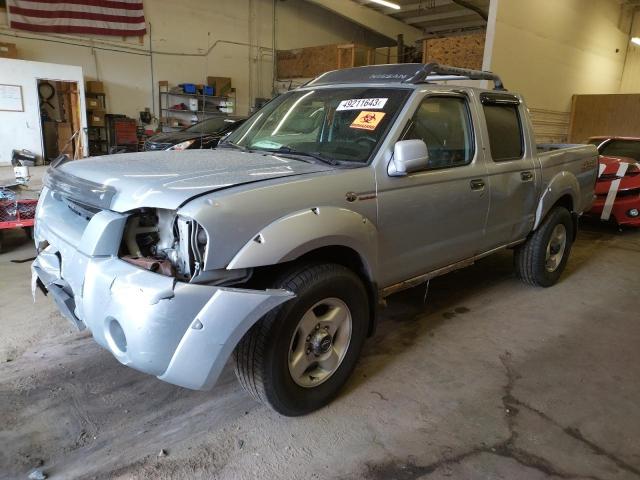 1N6MD27Y71C381355 - 2001 NISSAN FRONTIER CREW CAB SC SILVER photo 1