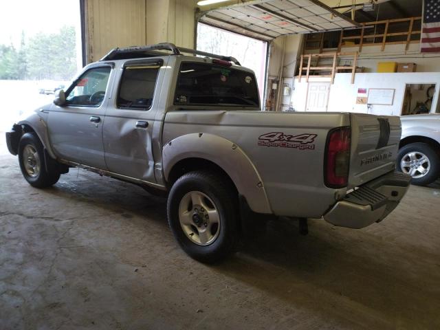 1N6MD27Y71C381355 - 2001 NISSAN FRONTIER CREW CAB SC SILVER photo 2