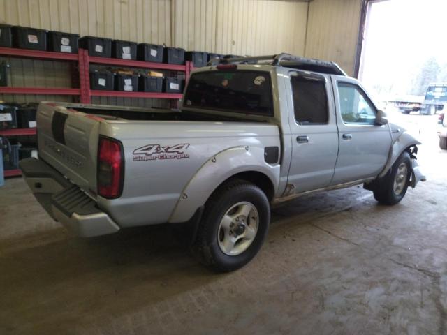 1N6MD27Y71C381355 - 2001 NISSAN FRONTIER CREW CAB SC SILVER photo 3