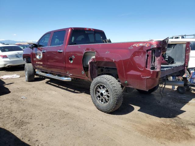 1GC1KXEY7HF183184 - 2017 CHEVROLET SILVERADO K2500 HIGH COUNTRY BURGUNDY photo 2