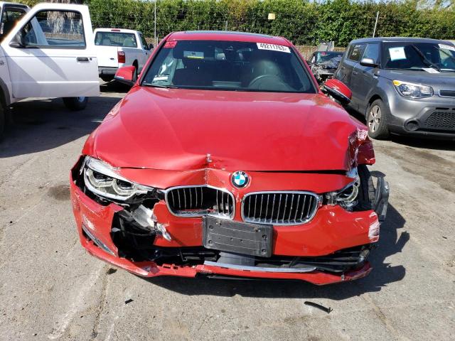 WBA8E3G52GNU05634 - 2016 BMW 328 XI SULEV RED photo 5