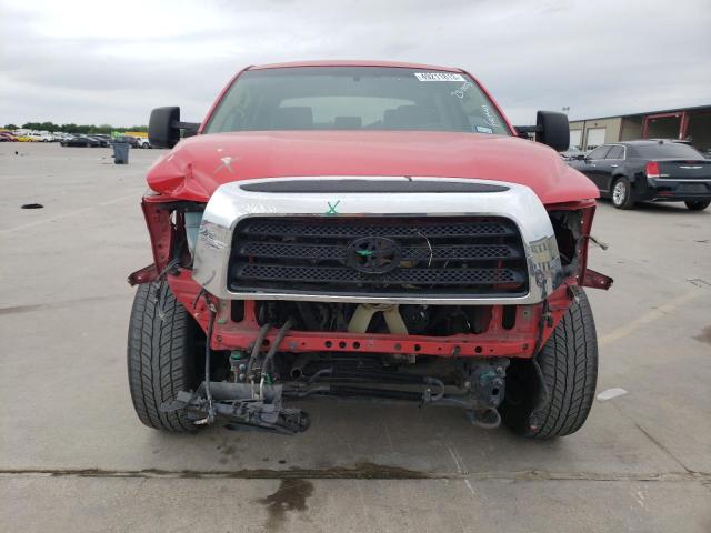 5TFDV54158X044257 - 2008 TOYOTA TUNDRA CREWMAX RED photo 5