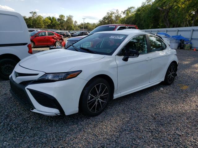 4T1G11AK9PU719733 - 2023 TOYOTA CAMRY SE NIGHT SHADE WHITE photo 1