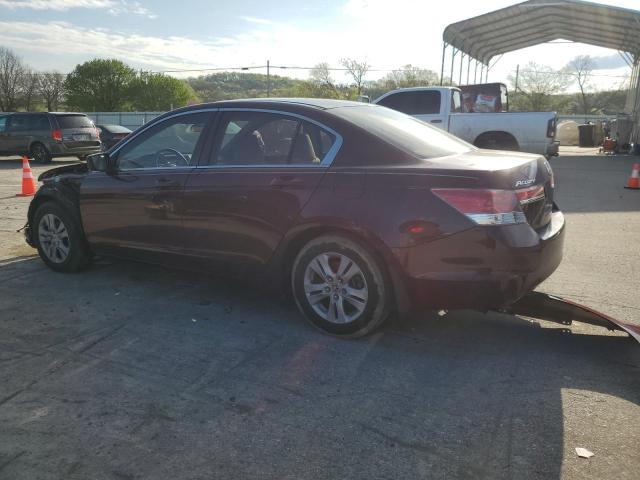 1HGCP2F45BA031399 - 2011 HONDA ACCORD LXP BURGUNDY photo 2