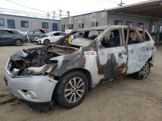 5N1AR2MN8DC659942 - 2013 NISSAN PATHFINDER S SILVER photo 1