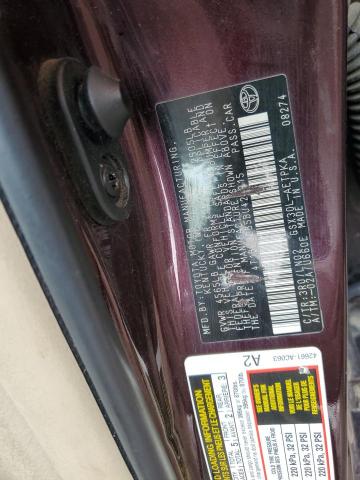 4T1BK3DB5BU421915 - 2011 TOYOTA AVALON BASE 紫色 照片 12