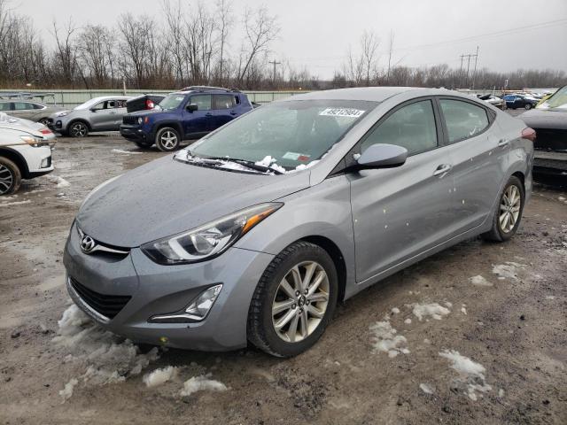 KMHDH4AEXFU413178 - 2015 HYUNDAI ELANTRA SE GRAY photo 1