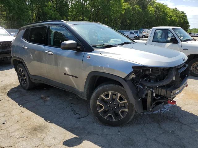 3C4NJDDBXKT722054 - 2019 JEEP COMPASS TRAILHAWK GRAY photo 4