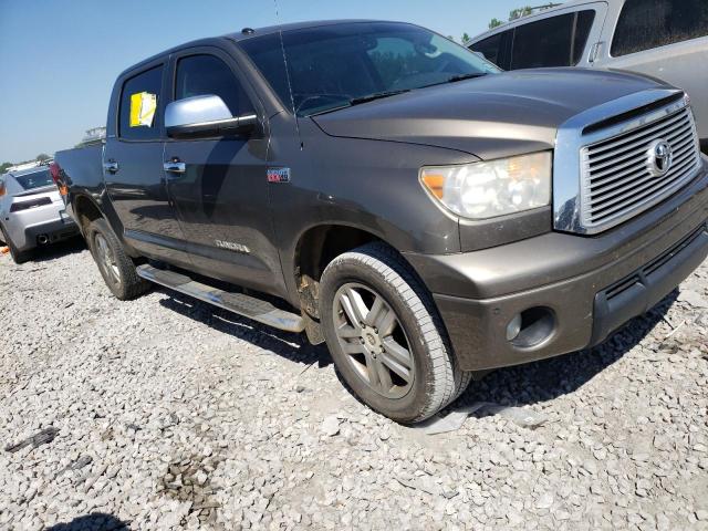 5TFFY5F11CX121664 - 2012 TOYOTA TUNDRA CREWMAX LIMITED TAN photo 4