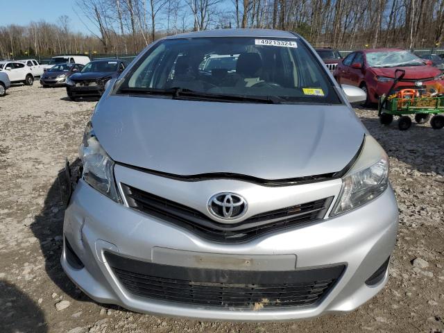 JTDKTUD31ED573338 - 2014 TOYOTA YARIS SILVER photo 5