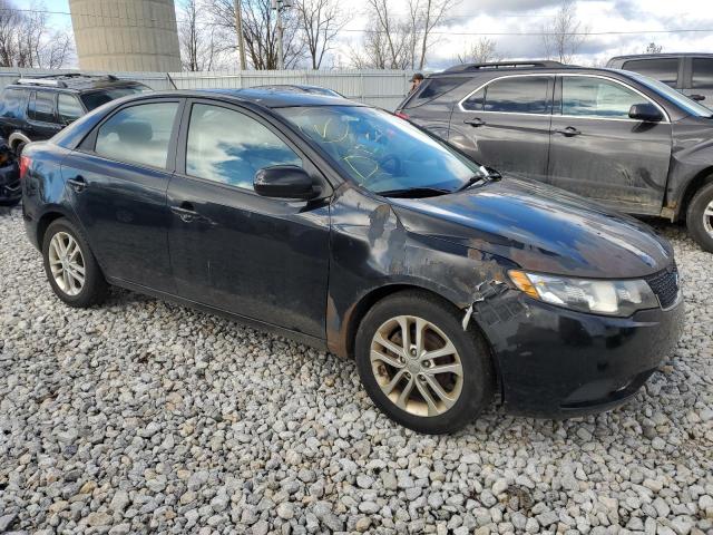 KNAFU4A27C5534171 - 2012 KIA FORTE EX BLACK photo 4