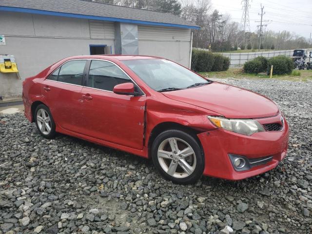 4T1BF1FKXDU664161 - 2013 TOYOTA CAMRY L RED photo 4