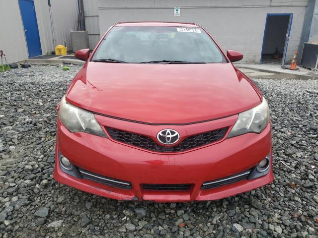 4T1BF1FKXDU664161 - 2013 TOYOTA CAMRY L RED photo 5