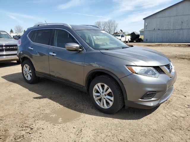 5N1AT2MT6EC819494 - 2014 NISSAN ROGUE S GRAY photo 4