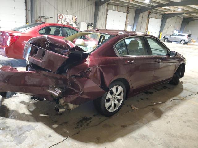 1HGCP2F85AA171759 - 2010 HONDA ACCORD EXL BURGUNDY photo 3