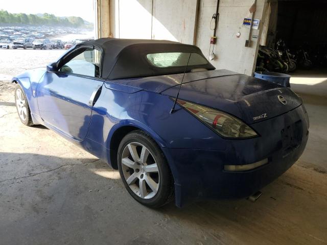 JN1AZ36AX5M751721 - 2005 NISSAN 350Z ROADSTER BLUE photo 2