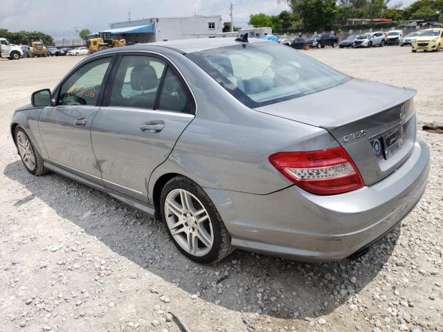 WDDGF56X78R021908 - 2008 MERCEDES-BENZ C 350 SILVER photo 2