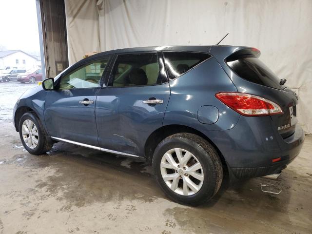 JN8AZ1MW4EW508141 - 2014 NISSAN MURANO S BLUE photo 2