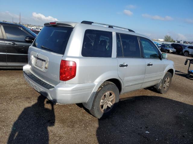 2HKYF18503H587976 - 2003 HONDA PILOT EXL SILVER photo 3