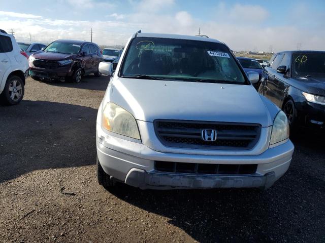 2HKYF18503H587976 - 2003 HONDA PILOT EXL SILVER photo 5