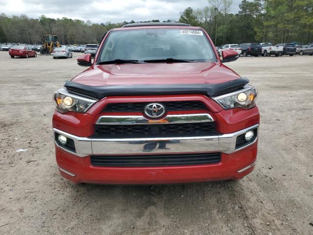 JTEBU5JR2J5590094 - 2018 TOYOTA 4RUNNER SR5/SR5 PREMIUM 红色 照片 5