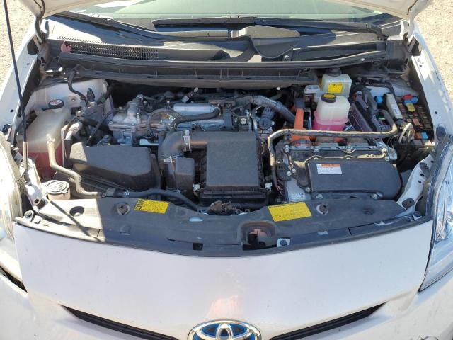 JTDKN3DU2D0351684 - 2013 TOYOTA PRIUS WHITE photo 11