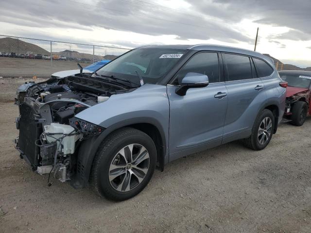 5TDHZRBH0LS034070 - 2020 TOYOTA HIGHLANDER XLE GRAY photo 1