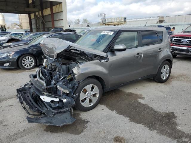 KNDJN2A27F7172835 - 2015 KIA SOUL GRAY photo 1