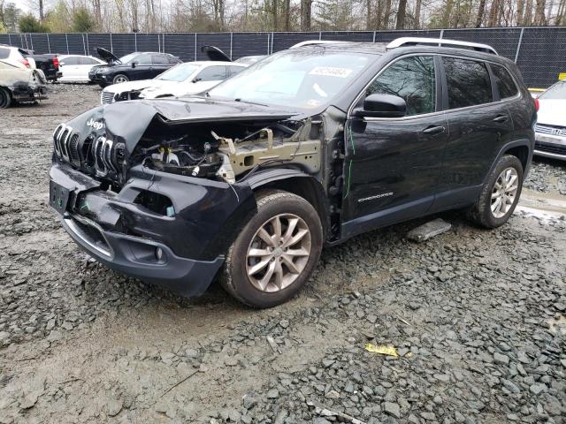 1C4PJMDS5FW633629 - 2015 JEEP CHEROKEE LIMITED BLACK photo 1