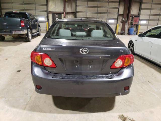 1NXBU4EE9AZ318570 - 2010 TOYOTA CORROLA BASE GRAY photo 6