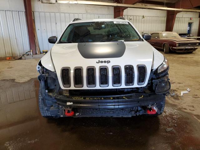 1C4PJMBS5FW685264 - 2015 JEEP CHEROKEE TRAILHAWK WHITE photo 5