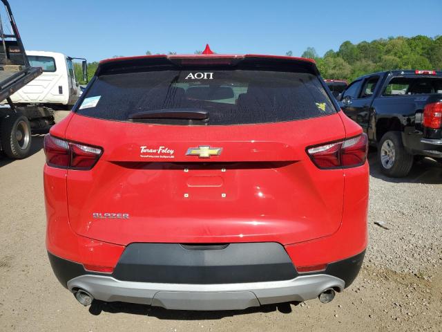 3GNKBCRS5KS693322 - 2019 CHEVROLET BLAZER 2LT RED photo 6