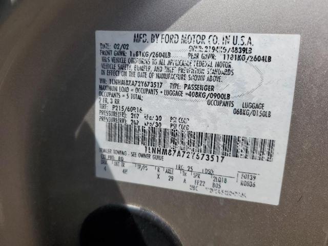 1LNHM87A72Y673517 - 2002 LINCOLN LS Gümüş foto 13