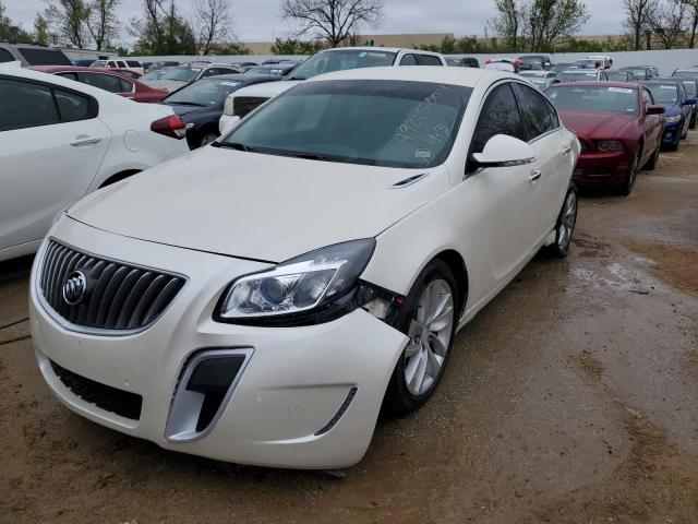 2G4GV5GV1D9171751 - 2013 BUICK REGAL GS WHITE photo 1