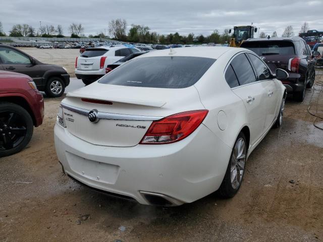 2G4GV5GV1D9171751 - 2013 BUICK REGAL GS WHITE photo 3