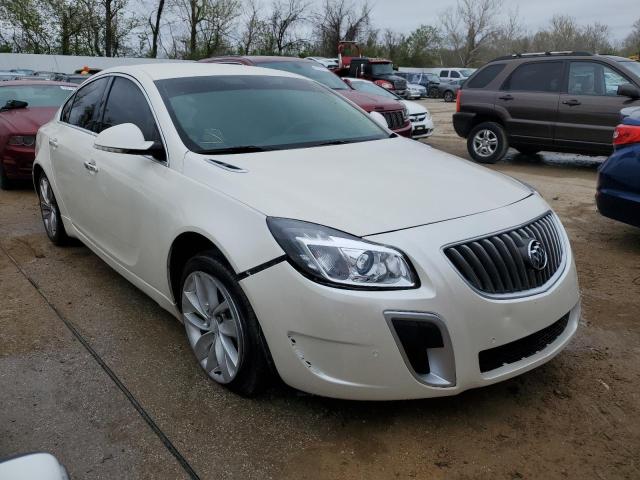 2G4GV5GV1D9171751 - 2013 BUICK REGAL GS WHITE photo 4