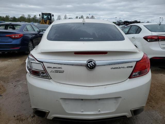 2G4GV5GV1D9171751 - 2013 BUICK REGAL GS WHITE photo 6