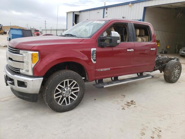 1FT8W3BT3HEF24512 - 2017 FORD F350 SUPER DUTY RED photo 1