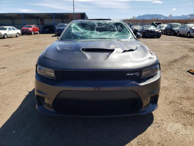 2C3CDXL99JH116948 - 2018 DODGE CHARGER SRT HELLCAT GRAY photo 5