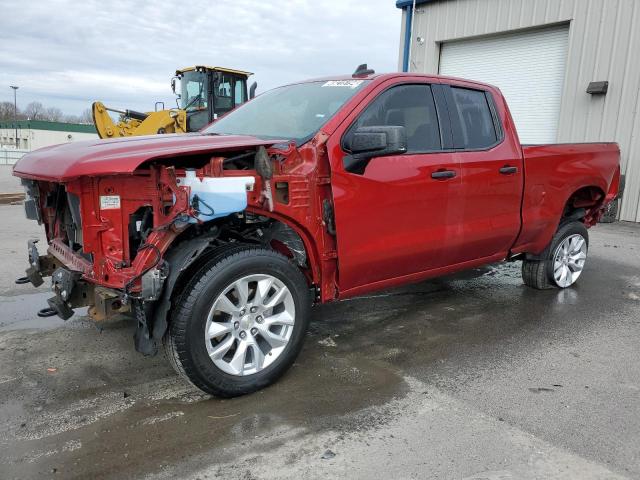 1GCRWBEH3MZ195142 - 2021 CHEVROLET SILVERADO C1500 CUSTOM RED photo 1