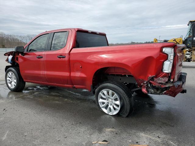 1GCRWBEH3MZ195142 - 2021 CHEVROLET SILVERADO C1500 CUSTOM RED photo 2