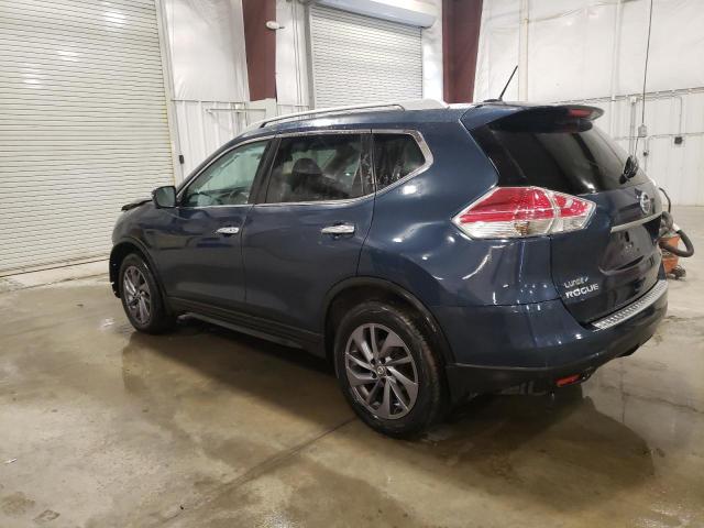 5N1AT2MV9GC833216 - 2016 NISSAN ROGUE S BLUE photo 2