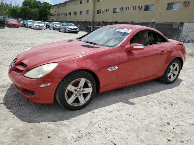 WDBWK54F48F182227 - 2008 MERCEDES-BENZ SLK 280 RED photo 1