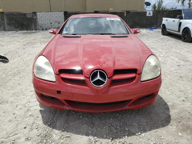 WDBWK54F48F182227 - 2008 MERCEDES-BENZ SLK 280 RED photo 5