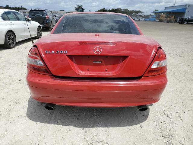 WDBWK54F48F182227 - 2008 MERCEDES-BENZ SLK 280 RED photo 6