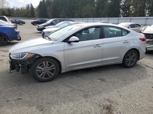 5NPD84LF5JH309341 - 2018 HYUNDAI ELANTRA SEL SILVER photo 1