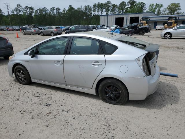 JTDKN3DU0A0144139 - 2010 TOYOTA PRIUS SILVER photo 2