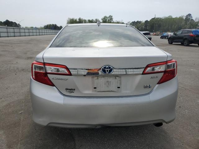 4T1BD1FK4EU112601 - 2014 TOYOTA CAMRY HYBRID WHITE photo 6