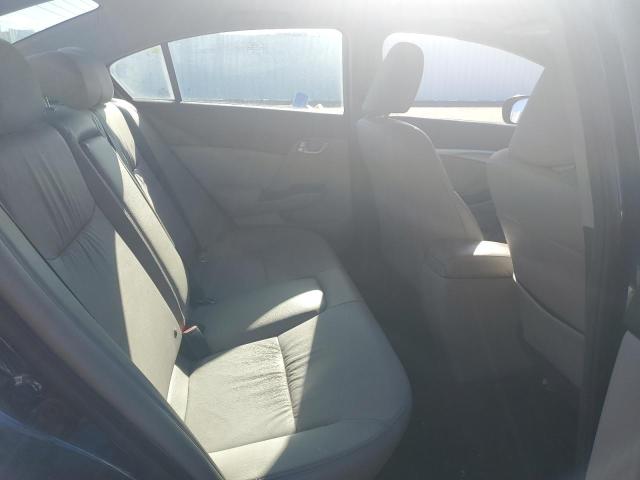 19XFB2F91FE053389 - 2015 HONDA CIVIC EXL ლურჯი ფოტო 10